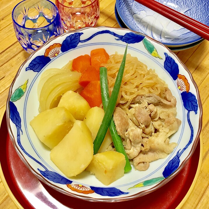 無水フライパンで♬ 味が濃縮!肉じゃが